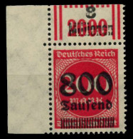 DEUTSCHES REICH 1923 INFLA Nr 303A OPD G F W OR X72B866 - Unused Stamps