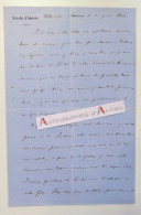 ● L.A.S 1860 Monseigneur BOUDINET évêque D'AMIENS écrite D'ABBEVILLE - Né à Saint Rogatien  Lettre Autographe - Bishop - Altri & Non Classificati