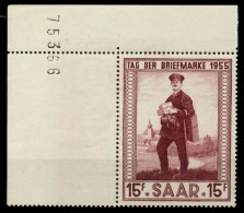 SAARLAND 1955 Nr 361 Postfrisch ECKE-OLI X7998DE - Unused Stamps