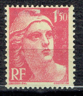 1,50 F Rose Carminé Type Marianne De Gandon - 1945-54 Marianna Di Gandon