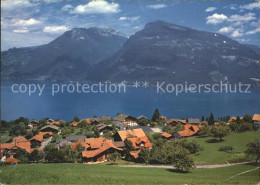 11713634 Krattigen Mit Sigriswiler Rothorn Niederhorn Thunersee Krattigen - Autres & Non Classés