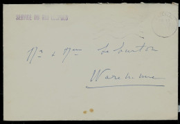 Lettre  De WATERLOO Du 31/12/1968  Avec Télégramme De Léopold III  Vers  M. Leburton - Waremme - Portofreiheit