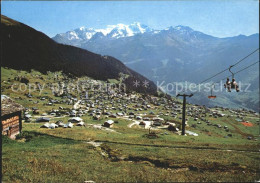 11713590 Verbier Avec Le Telesiege De Savolayres Au Grand Combin Verbier - Autres & Non Classés