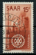 SAARLAND 1955 Nr 358 Gestempelt X79DEC2 - Used Stamps