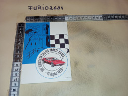 MX00145 ERICE 1970 TIMBRO ANNULLO XVI° CORSA AUTOMOBILISTICA IN SALITA - 1961-70: Marcofilia