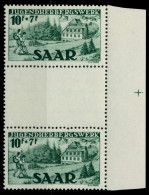 SAARLAND 1949 Nr 263ZS Postfrisch ZW-STEG PAAR X79E006 - Ungebraucht