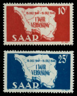 SAARLAND 1948 Nr 260-261 Postfrisch X79E16A - Ungebraucht