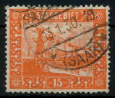 SAARGEBIET LANDS.BILD Nr 98I Gestempelt X79E196 - Used Stamps