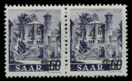 SAARLAND 1947 Nr 236ZII Postfrisch WAAGR PAAR X7A164E - Nuevos