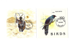 Collection De 5 BF  Oblitérés.Guerrier,oiseau,fleur,olympiques, - Tanzania (1964-...)