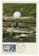 Carte Maximum 1965 - Centenaire De L'union Internationale Des Télécommunications (UIT) - YT 1451 - Paris - 1960-1969