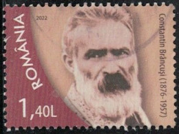 Roumanie 2022 Oblitéré Used Constantin Brancusi Sculpteur Designer Y&T RO 6801 SU - Used Stamps