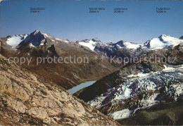 11713314 Saastal Blick Von Der Britanniah?tte Auf Stausee Mattmark Mit Alpen Saa - Autres & Non Classés