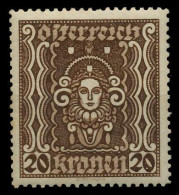 ÖSTERREICH 1922 Nr 398AII Postfrisch X7ABE0A - Ongebruikt