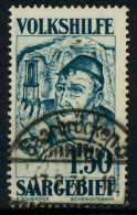 SAARGEBIET 1931 Nr 147 Gestempelt Gepr. X7B0E32 - Used Stamps
