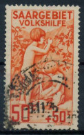 SAARGEBIET 1926 Nr 106II Zentrisch Gestempelt ATTEST X7B0E8E - Used Stamps