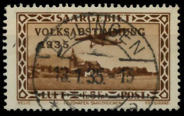 SAARGEBIET 1934 Nr 198VIII Zentrisch Gestempelt X7B0EC6 - Usados