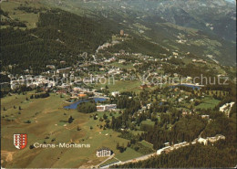 11713212 Crans-Montana Vue Aerienne Crans-sur-Sierre  - Other & Unclassified