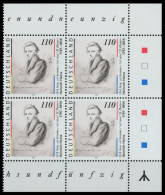 BRD 1997 Nr 1962I Postfrisch VIERERBLOCK ECKE-ORE X7BA8D2 - Unused Stamps
