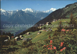 11713162 Riederalp Mit Alphubel Dom Matterhorn Und Weisshorn Riederalp - Autres & Non Classés