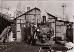 Jöhstadt (Erzgebirge) Schmalspurbahn Wolkensteinn-Jöhstadt Schuppen 1974/1985 - Jöhstadt