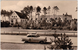 Hermsdorf (Thüringen) HO-Rasthof Hermsdorfer Kreuz Auto Foto Ansichtskarte  1962 - Otros & Sin Clasificación