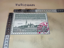 MX00159 VENEZIA 1955 TIMBRO ANNULLO MOSTRA FILATELICA NAZIONALE RIUNIONE FILATELICA PRIMAVERILE CONVEGNO COMMERCIO - 1946-60: Poststempel