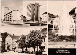 Lübbenau (Spreewald)   Straße Der Jugend, Roter Platz, Topfmarkt, Springbr - Luebbenau