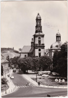 Trebnitz (Niederschlesien) Trzebnica (śląskie) Straßenpartie  - Kirche 1965  - Poland