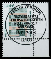 BRD DS SEHENSWÜRDIGKEITEN Nr 2306I ESST Zentrisch Gestempelt X7CF4E2 - Oblitérés