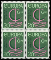 BRD BUND 1966 Nr 519 Postfrisch VIERERBLOCK X7EF746 - Ungebraucht