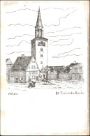 Mitau Jelgava Елгава Trinitatiskirche - Künstlerkarte 1917 - Letland