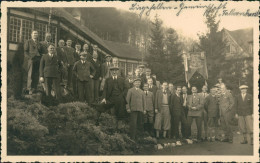 Hohenstein-Ernstthal Liegenhallen Gemeinschaft Falkenhorst NS Banner Gruppenbild 1940 Privatfoto - Hohenstein-Ernstthal