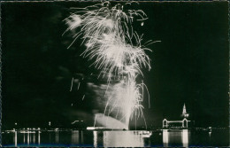 Ansichtskarte Konstanz Feuerwerk - Stadt Bei Nacht 1963 - Konstanz