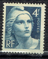 4 F Bleu Type Marianne De Gandon - 1945-54 Marianna Di Gandon