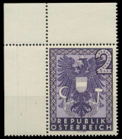 ÖSTERREICH 1945 Nr 717 Postfrisch ECKE-OLI X8A1A36 - Unused Stamps