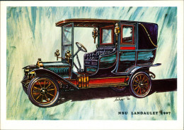 Ansichtskarte  NSU Landaulet Anno 1907, Auto Oldtimer 1990 - Passenger Cars