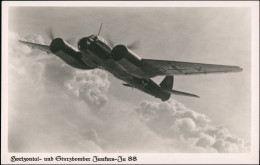 Ansichtskarte  Horizontal Und Sturzbomber Junkers JU 88 WK2 1939 - Guerre 1939-45