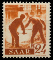 SAARLAND 1947 Nr 215Z Postfrisch S01F9C6 - Unused Stamps