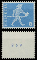 SCHWEIZ ROLLENMARKEN Nr 696yR OKB Postfrisch X6794EE - Rollen