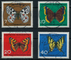 BRD BUND 1962 Nr 376-379 Zentrisch Gestempelt X6A32AA - Gebruikt