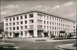 Ansichtskarte Singen (Hohentwiel) Rathaus, VW Käfer Straße 1962 - Singen A. Hohentwiel