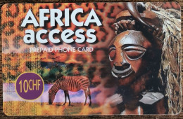 Carte De Recharge - Africa Access 10 Fr Suisse 2004 - Télécarte ~63 - Suiza