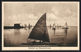 AK Neusiedl A. See, Regatta Im Seebad, Segelboote  - Andere & Zonder Classificatie