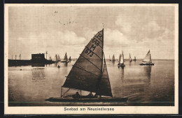 AK Neusiedl A. See, Regatta Im Seebad, Segelboote  - Autres & Non Classés