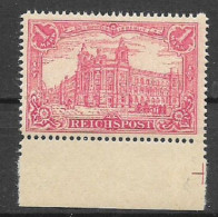 GERMANIA REICH IMPERO 1900 ALTI VALORI LEGGENDA REICHSPOST UNIF. 62 NUOVO NON GARANTITO - Unused Stamps