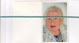 Florine Lippens-Pauwels, Sint-Gillis-Waas 1895, 1996. Honderdjarige. Foto - Décès