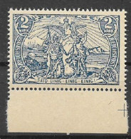 GERMANIA REICH IMPERO 1900 ALTI VALORI LEGGENDA REICHSPOST .UNIF. 62  NUOVO NON GARANTITO - Unused Stamps