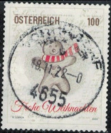 Autriche 2022 Oblitéré Used Frohe Weihnachten Joyeux Noël Bonhomme En Pain D'épice Y&T AT 3573 SU - Used Stamps