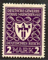 Deutsches Reich, 1922, 200 B, Postfrisch - Sonstige & Ohne Zuordnung